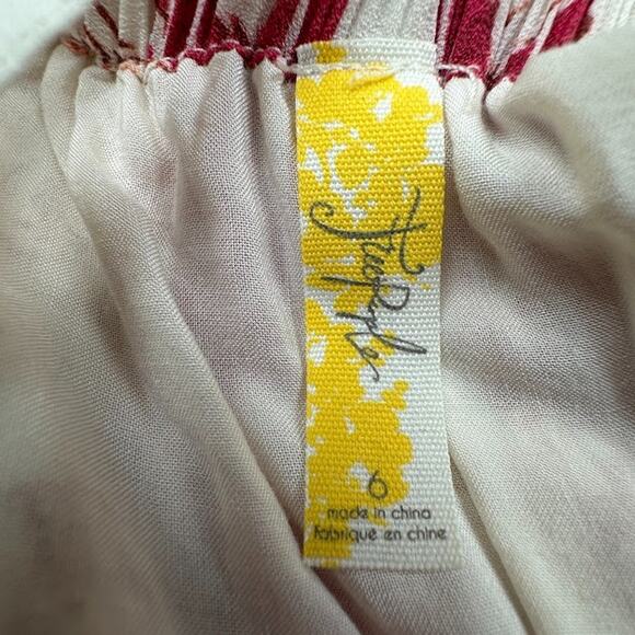 Free People Dress Women 6 Cream Floral Halter Maxi Fairy Whimsy Beach Boho Flowy - Picture 8 of 15